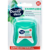 Зубная нить Dontodent Antibakteriell 100 м (4058172063176)