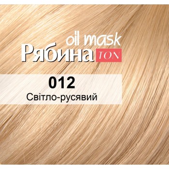 Тонирующая маска для волос Acme Color Рябина 012 Светло-русый (4820197009497)