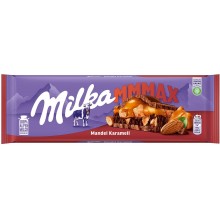 Шоколад молочний Milka Mandel Karamell 300 г (7622210732507)