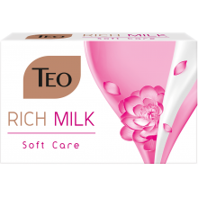 Мыло твердое Тео Rich Milk Soft Care 90 г (3800024047381)