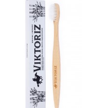 Зубная щетка бамбуковая Viktoriz Экстра отбеливание (6900059369018)