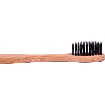 Зубна щітка бамбукова Viktoriz Сила чорного вугілля (6900059369001)