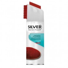Фарба спрей Silver для нубука та замші червоний 250 мл (8690757005704)
