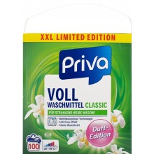 Пральний порошок Priva Classic для білих речей 6.5 кг 100 циклів прання (4311596633555)