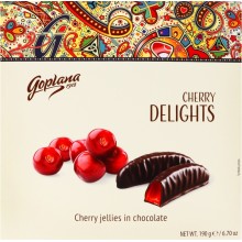 Мармелад жевательный Goplana Cherry в шоколаде 190 г (5900352014531)