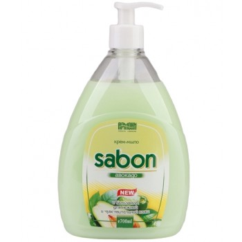 Жидкое крем-мыло Армони Sabon Авокадо с дозатором 700 мл (4820220681652)