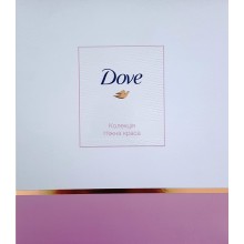 Подарунковий набір Dove жіночий Ніжна краса. Гель для душу Dove Вершкова ваніль і піон 250 мл +  Дезодорант аерозоль Ніжність пудри 150 мл.