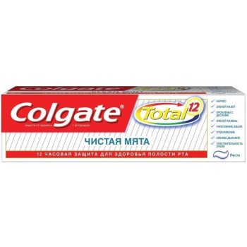 Зубная паста Colgate Total 12 Чистая мята 75 мл (6920354816871)