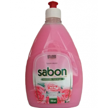 Жидкое крем-мыло Армони Sabon Лепестки Розы запаска пуш-пул 700 мл (4820220680594)