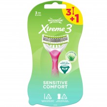 Одноразовые станки женские Wilkinson Sword Xtreme3 Beauty Sensitive 3+1 шт (4027800471409)