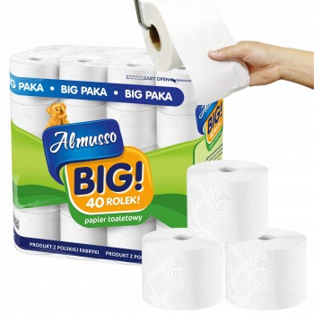 Туалетная бумага Almusso 3 слоя 40 рулонов (5902431582764)
