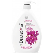Крем-мыло жидкое Dermomed Cashmere e Orchidea дозатор 1000 мл (8054633835234)