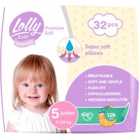 Подгузники детские Lolly Premium Soft 5 (11-25 кг) 32 шт (4820174981051)