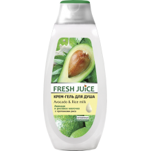 Гель для душа Fresh Juice 400 мл Avocado-Rice milk (4823015936098)