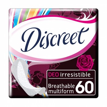 Ежедневные гигиенические прокладки Discreet Deo Irresistible Multiform 60 шт (8001090161994)
