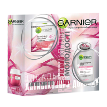 Набор Garnier Основной уход растительные клетки крем 45+ + мицелированая вода