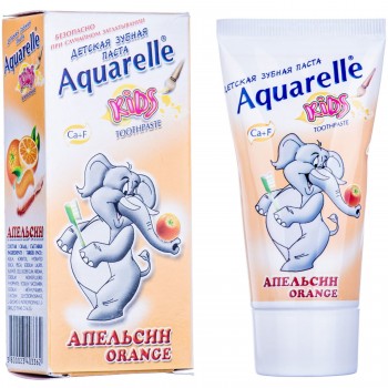 Зубная паста для детей Aquarelle Kids Апельсин 50 мл (3800023403362)