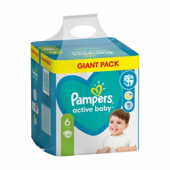 Підгузки Pampers Active Baby 6 Extra large (13-18 кг) 56 шт (8001090950130)