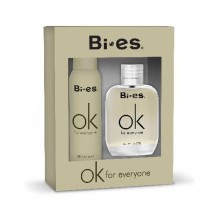 Подарочный набор мужской Bi-Es Ok for Everyone  (туалетная вода 100 мл + дезодорант-спрей 150 мл)