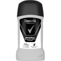 Антиперспірант стік Rexona Men Invisible on Вlack + White (96097335)