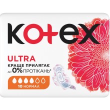 Гігієнічні прокладки Kotex Ultra Dry Normal 10 шт (5029053542621)