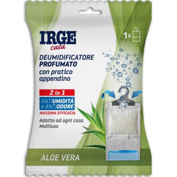 Поглинач запаху і вологи Irge з підвіскою 2 in 1 Aloe Vera 500 мл (8021723055384)