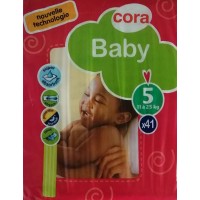 Подгузники Cora Baby 5 (11-25 кг) 41 шт (3257984812991)