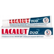 Зубна паста Lakalut Duo 75мл (4016369696651)