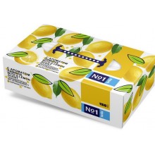 Салфетки универсальные двухслойные Bella №1 с запахом Лимона 100 + 50 шт (5900516421861)