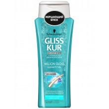 Шампунь Gliss Kur Million Gloss для тьмяного і позбавленого блиску волосся 400 мл (4015001012156)