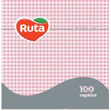 Серветка Ruta рожева 100 листів (4820023740433)