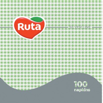 Салфетка Ruta зеленая 100 листов (4820023740518)