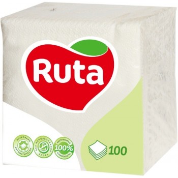Салфетка Ruta белая 100 листов (4820023740495)