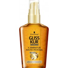 Gliss Kur 6 эффектов масло-роскошь для всех типов волос 75 мл (4015000978569)