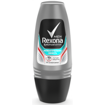 Дезодорант роликовый мужской Rexona Men Антибактериальная свежесть 50 мл (46186270) 
