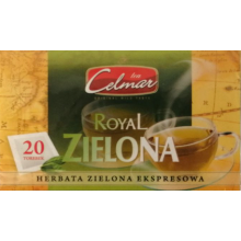Чай зеленый Celmar Royal Zielona 20 пакетиков (5902480002244)