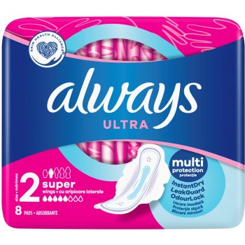 Гігієнічні прокладки Always Ultra Super (Розмір 2) 8 шт (4015400403845)