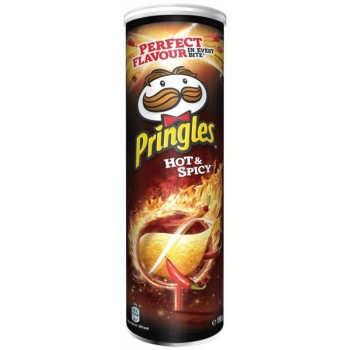 Чипсы Pringles Hot & Spicy 190 г (5053990123568)