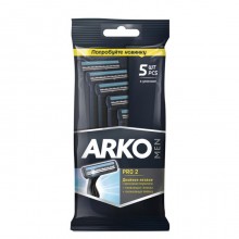Станки для бритья ARKO T2 Pro Double 5 шт  (8690506415174)