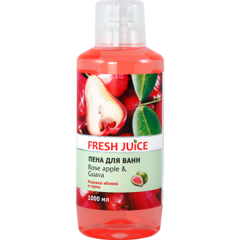 Піна для ванн Fresh Juice Rose apple & Guava 1000 мл (4823015936333)