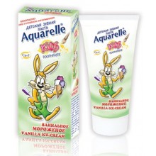Зубна паста для дітей Aquarelle Kids Ванільне Морозиво 50 мл (3800023403379)