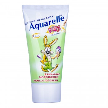 Зубная паста для детей Aquarelle Kids Ванильное Мороженое 50 мл (3800023403379)