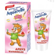 Зубна паста для дітей Aquarelle Kids Кавун 50 мл (3800023406431)