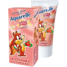 Зубна паста для дітей Aquarelle Kids Полуниця 50 мл (3800023403393)