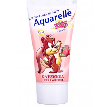 Зубная паста для детей Aquarelle Kids Клубника 50 мл (3800023403393)