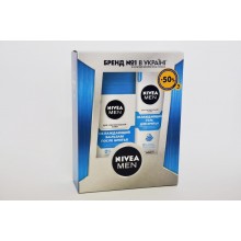 Подарунковий набір Nivea чоловічий  Охолоджуючий. Гель для гоління 200 мл + бальзам 100 мл (4005900608581)