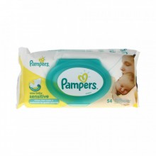 Вологі серветки для дітей Pampers New Baby Sensitive  54 шт (4015400686101)