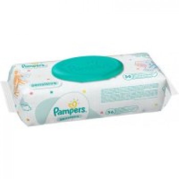 Вологі серветки для дітей Pampers New Baby Sensitive  56 шт (4015400636649)