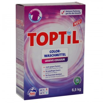 Пральний порошок Toptil Color 6.5 кг 100 циклів прання (20264857)