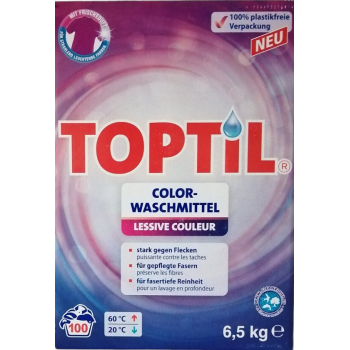 Пральний порошок Toptil Color 6.5 кг 100 циклів прання (20264857)